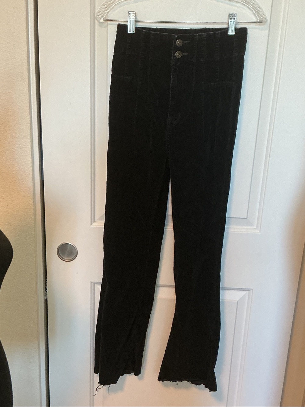 Free People JaydeCord Flare Black Pants 27 - Picture 4 of 11